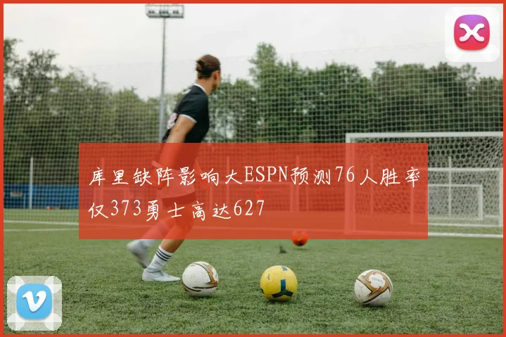 库里缺阵影响大ESPN预测76人胜率仅373勇士高达627